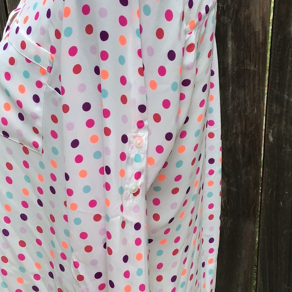 Multi Colored Polka Dots Portofino Shirt - Picture 6 of 9